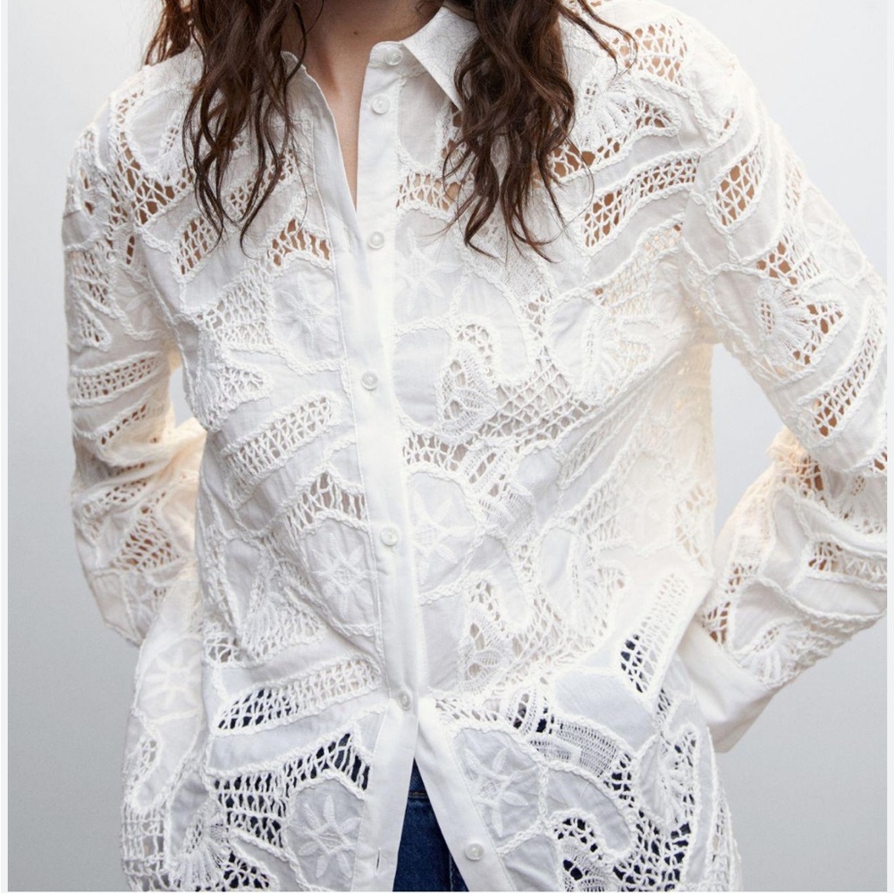 Mango Oversized shirt NWOT